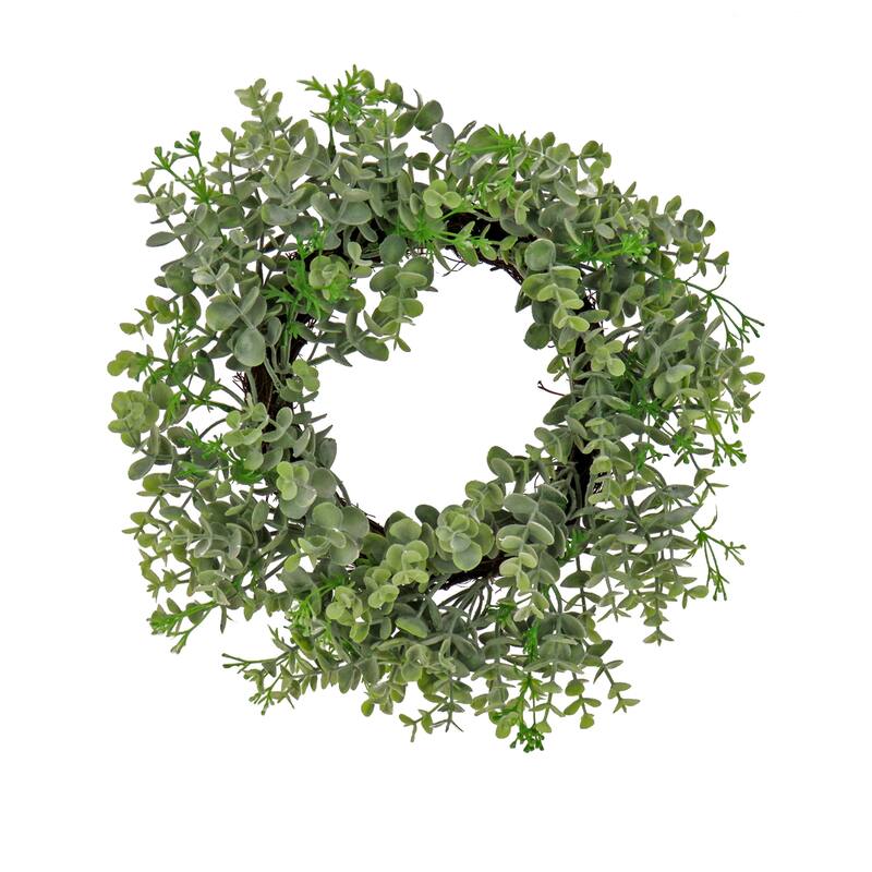 National Tree Company 14 in. Spring Eucalyptus Table Wreath - 14 in