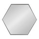 preview thumbnail 59 of 90, Kate and Laurel Rhodes Framed Mid-century Hexagonal Wall Mirror