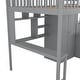 preview thumbnail 53 of 52, Loft Bed with Bookshelf,Drawers,Desk,and Wardrobe