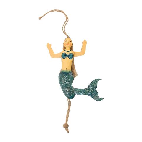 Jumping Mermaid Ornament - 3.1" x 1" x 5.5"