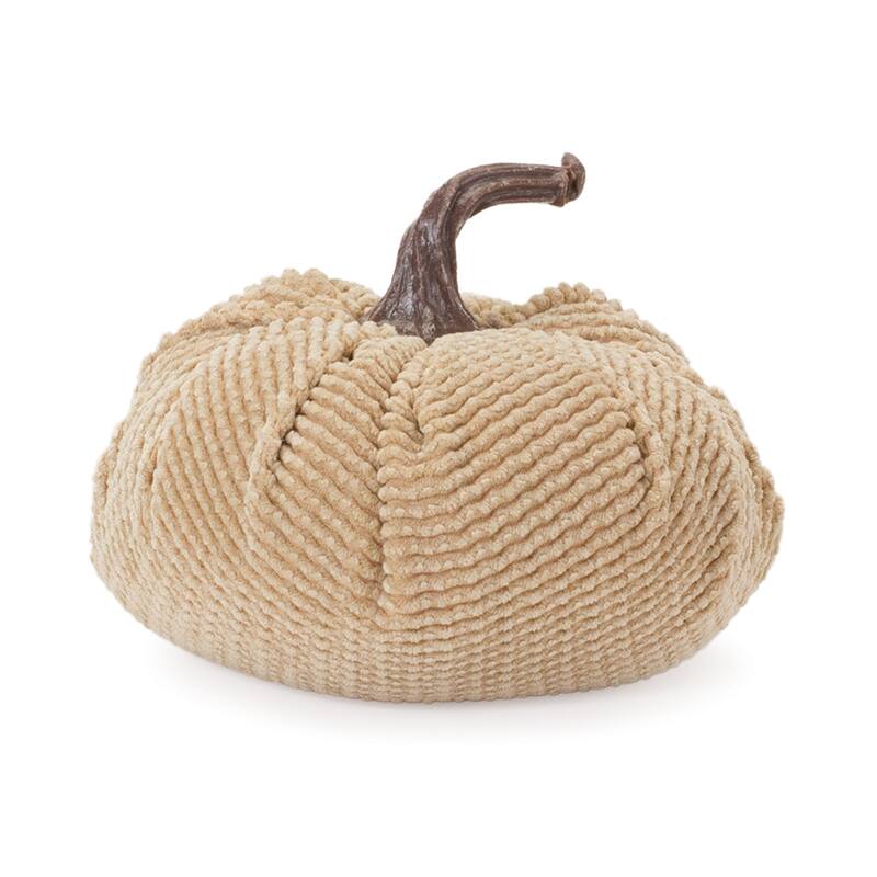 Harvest Fall Woven Pumpkin Decoration - 3.5" - Set of 3