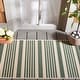preview thumbnail 139 of 193, SAFAVIEH Courtyard Charmaine Indoor/ Outdoor Waterproof Area Rug 2'3" x 5' - Beige/Dark Green