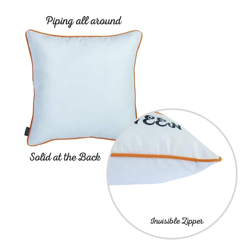 Decorative Fall Thanksgiving Throw Pillow Cover Halloween Set of 4