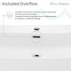 preview thumbnail 56 of 68, Claire Ceramic Console Sink White Basin Gold Legs
