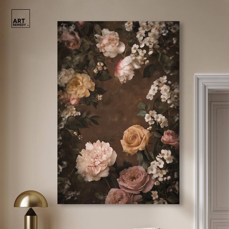 Faded Florals Fable I Canvas by Art Remedy, Gallery Wrapped