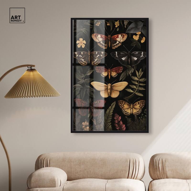 Winged Visitors III Shadowbox by Art Remedy