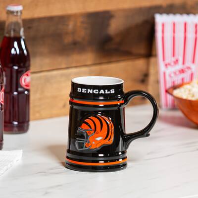 Cincinnati Bengals 24 oz Ceramic Stein Mug