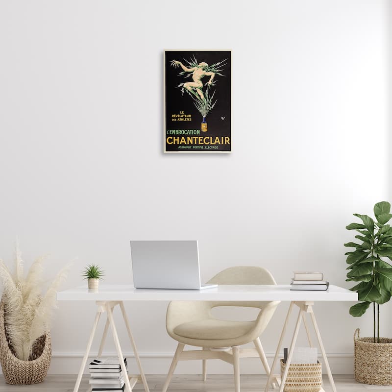 Stupell Vintage Chanteclair Wine Canvas Wall Art Design By Marcus Jules