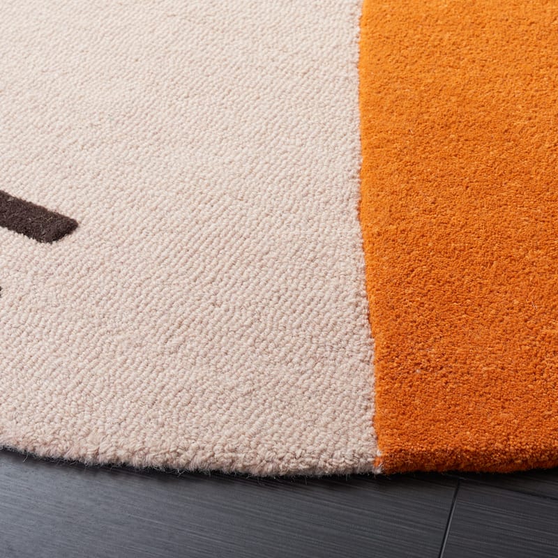 SAFAVIEH Handmade Rodeo Drive Vutka Mid-Century Modern Wool Rug