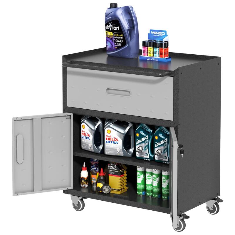 Heavy-Duty Mobile Tool Cabinet for Garage