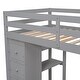 preview thumbnail 26 of 55, Twin size Loft Bed with Desk, Storage Drawers and Stairs