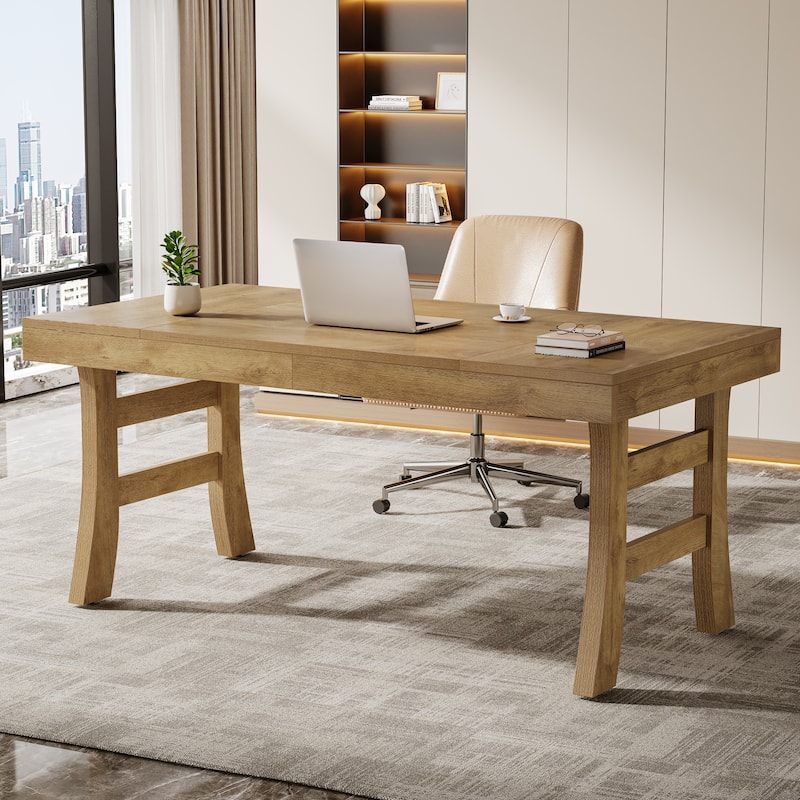 63 Inches Large Office Desk Computer Writing Table