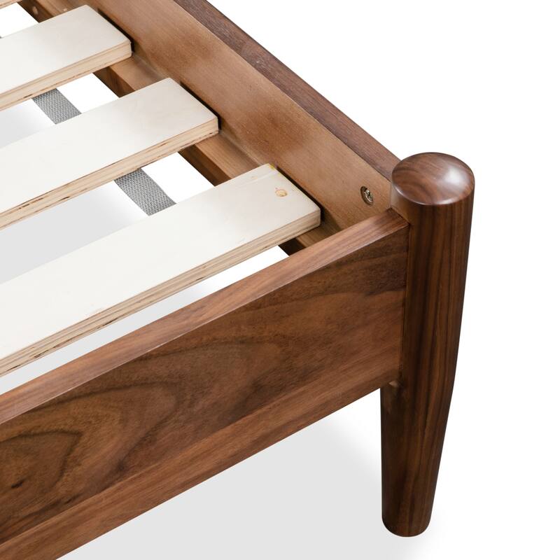 Poly & Bark Truro Bed Frame with Leather Cushions