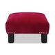 preview thumbnail 14 of 130, The Curated Nomad Performance Fabric Stardust Square Upholstered Footstool Ottoman