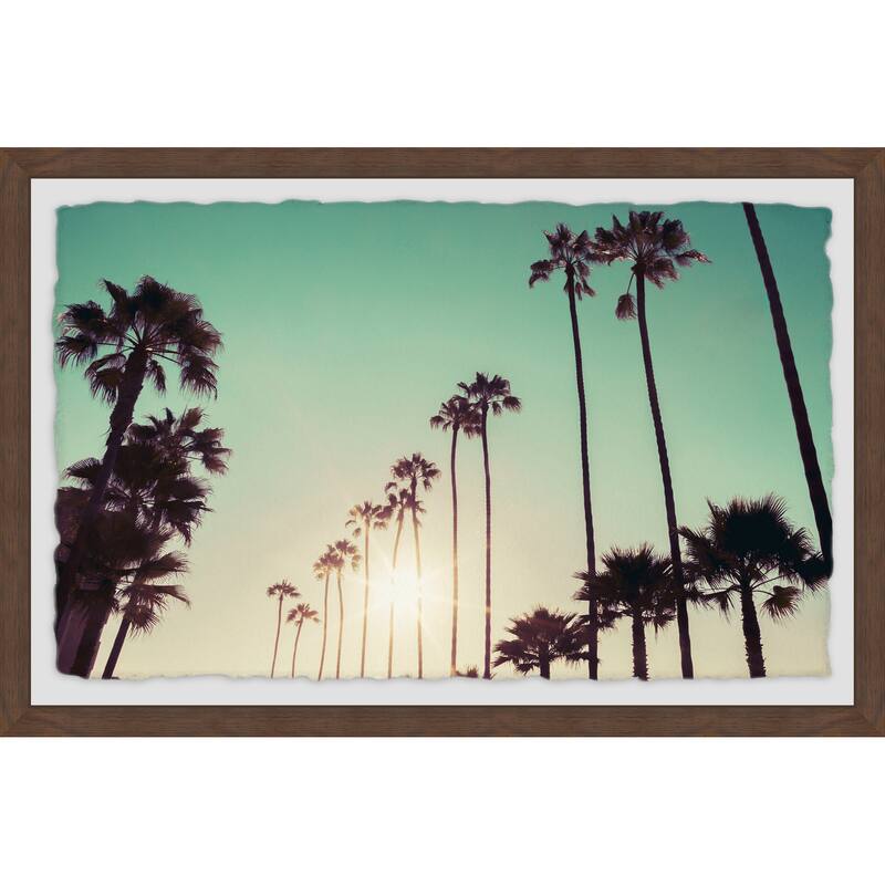 California Dreaming Framed Wall Art, Elegant Home Touch - Sophisticated Artwork for Refined Décor