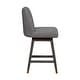 preview thumbnail 174 of 176, Amalie Upholstered Bar Stool, Swivel Counter Height Stool with Solid Wood Frame