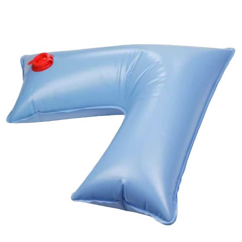 Swimline 2 x 2 Ft Corner Water Tube Winterizing Pool Cover Weight, Blue (4 Pack) - 1.75