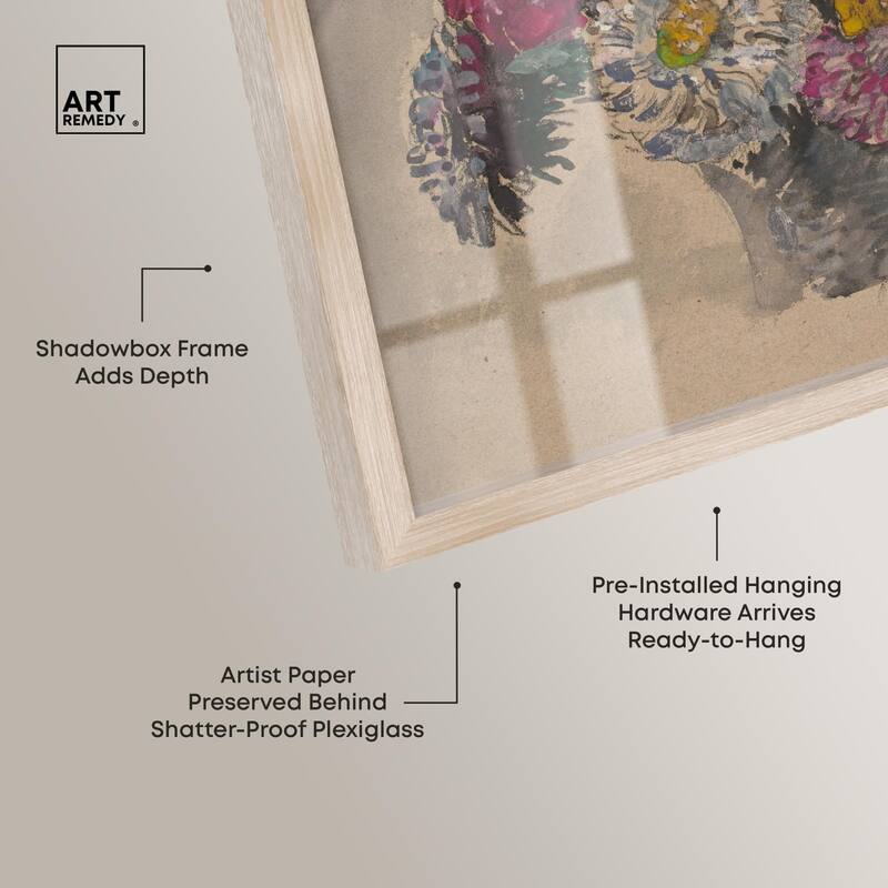 Basket of Flowers Shadowbox by Art Remedy