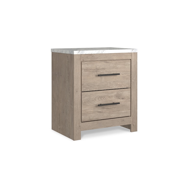 Signature Design by Ashley Senniberg Brown/White Nightstand
