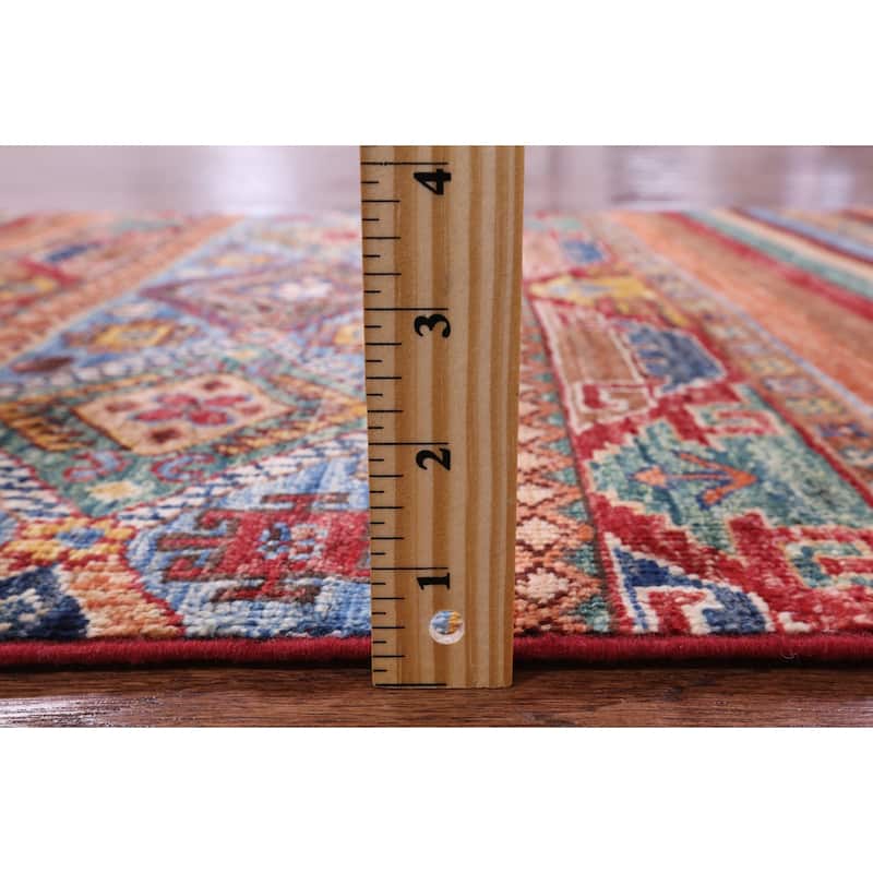 Golden Nile Khorjin Persian Gabbeh Handmade Wool Rug - 2' 7" X 4' 1"