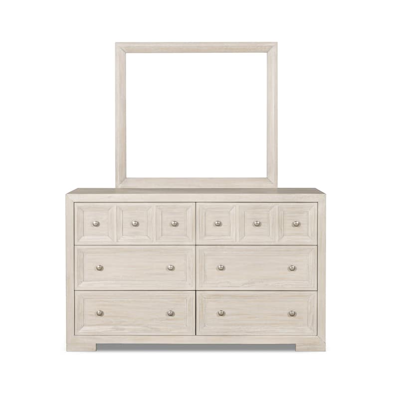 Furniture of America Durem II Modern 4-Piece Solid Wood Panel Bedroom Set