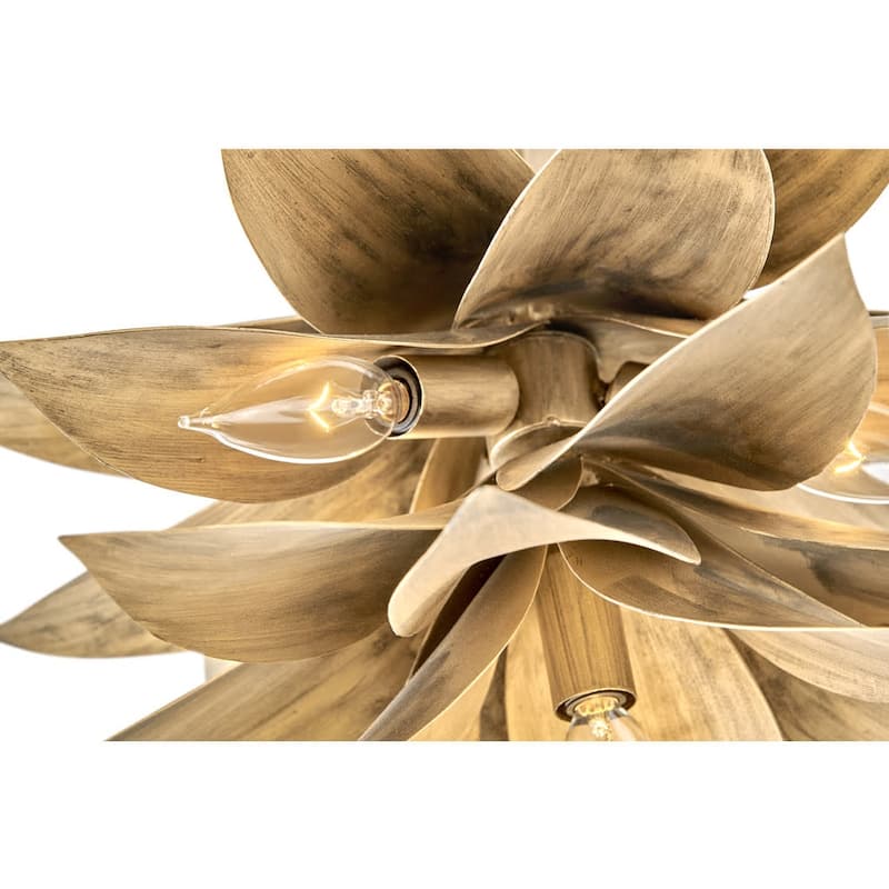 Fredrick Ramond FR30811 Agave 4 Light 16" Wide Convertible Pendant