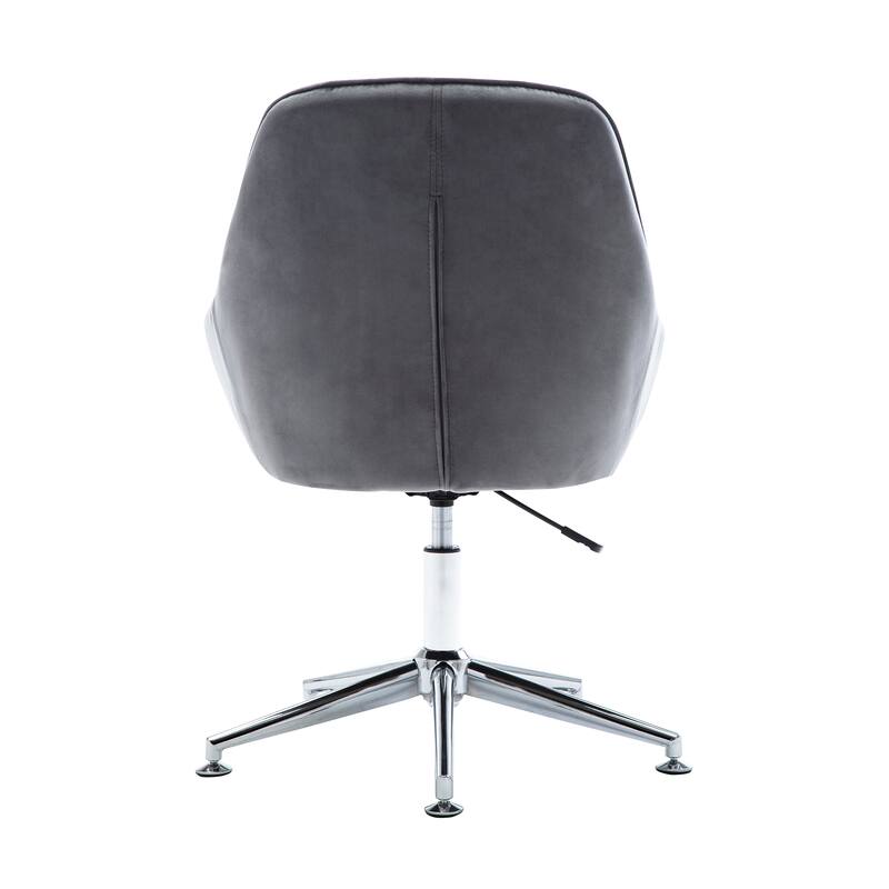 Porthos Home Vinita Height Adjustable Swivel Office Chair, Velvet Upholstery