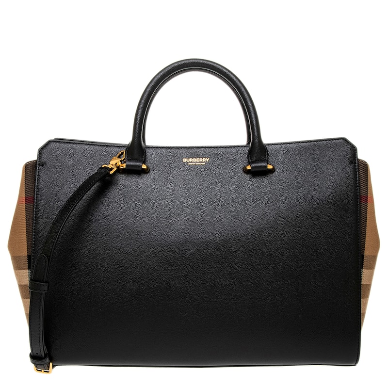 Burberry Medium Banwell Shoulder Bag - Black