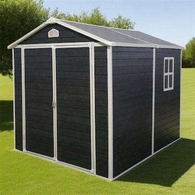 6x8 ft Resin Outdoor Storage Shed