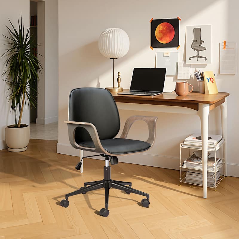 Ali Office Chair Black - Black