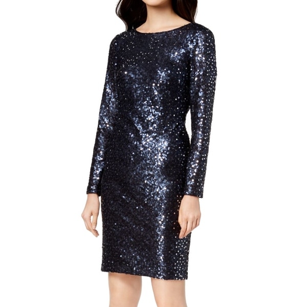 Calvin Klein Women's Dress Navy Blue