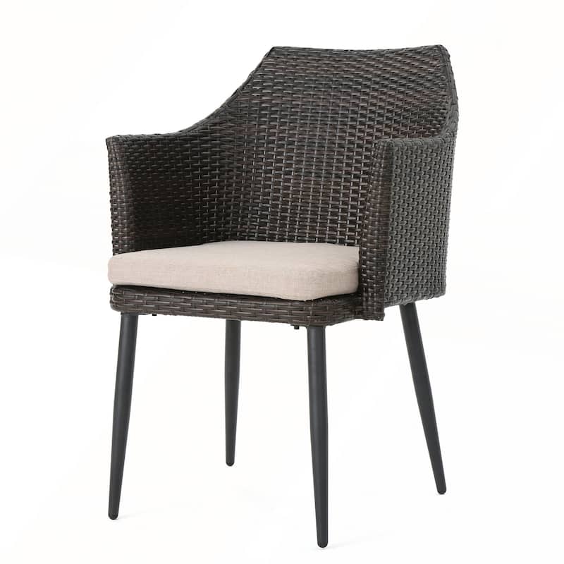 3 PC Wicker Chat Set for Outdoor Intimacy Weather Resistant