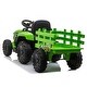 preview thumbnail 30 of 46, 12V Kids Ride-On Tractor Car with Trailer & LED Lights - Fun Farming Adventure