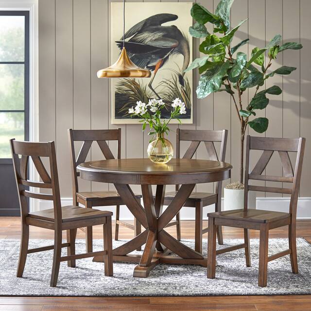 Simple Living Vintner Country Style Dining Chairs (Set of 2)