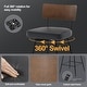 preview thumbnail 17 of 136, 26"/29" Faux Leather Swivel Counter/Bar Stools Set of 2/3