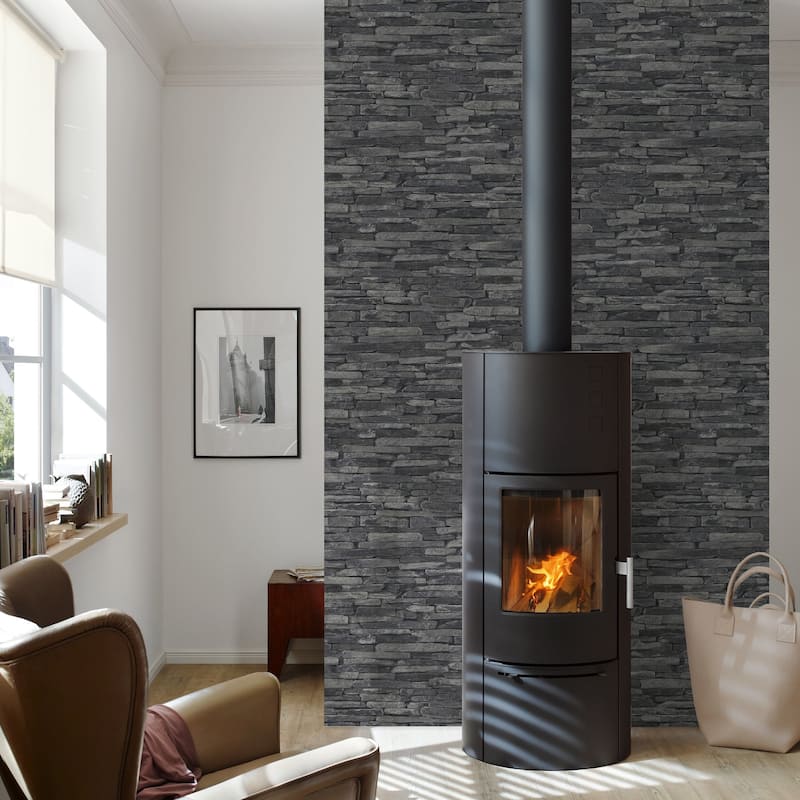 Galerie Wallcoverings Bricks and More Collection Rocky Retreat Motif Matte Finish Vinyl on Non-woven Wallpaper Roll