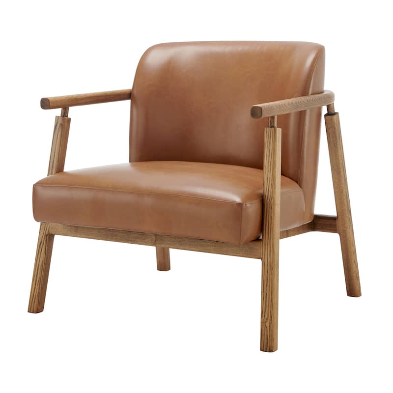 NPD Furniture Reiner Accent Arm Chair - Borneo Chocolate