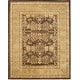 preview thumbnail 11 of 37, SAFAVIEH Handmade Bergama Alexina Oriental Hand-spun Wool Rug 9' x 12' - Brown/Green - Rectangle