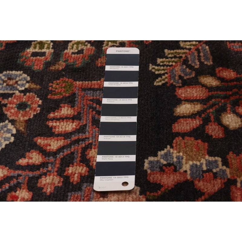 ECARPETGALLERY Hand-knotted Andelz Navy Wool Rug - 3'4 x 10'2