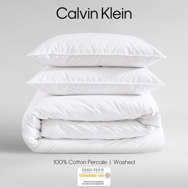 Calvin klein white duvet cover new arrivals