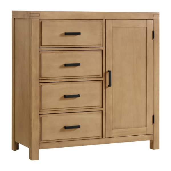 slide 1 of 1, Soho Baby Mystic Chifferobe - Honey Wood