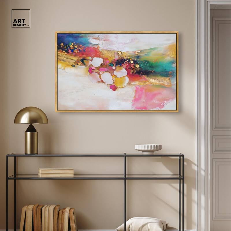 Vibrant Dabs II Canvas by Art Remedy