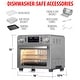 preview thumbnail 13 of 12, Deco Chef 24QT Stainless Steel Countertop Toaster Air Fryer Oven