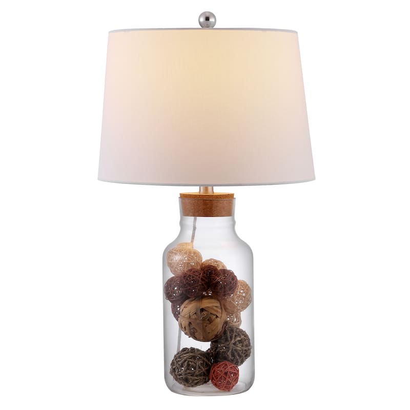 SAFAVIEH Lighting Cornella 26.5" Table Lamp - 15" W x 15" D x 26" H - 15Wx15Dx26H