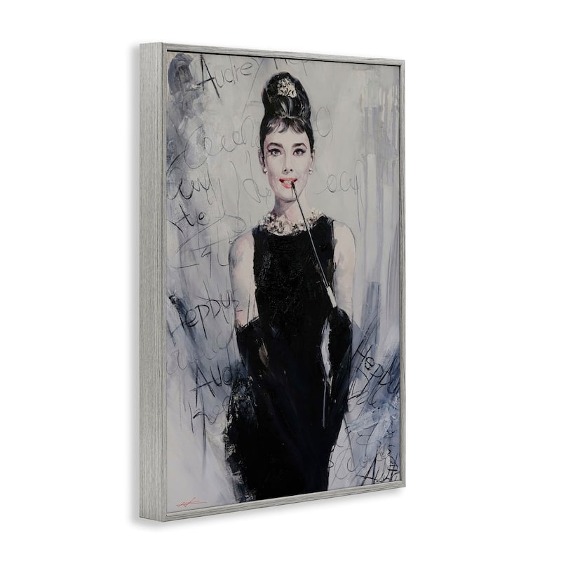 Stupell Classic Audrey Modern Details Framed Giclee Art Design By Lucille Lee