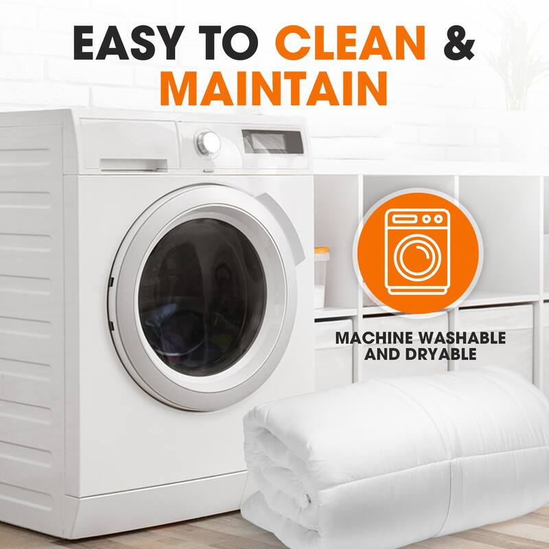 Cheer Collection Luxury All Season White Down Alternative Comforter