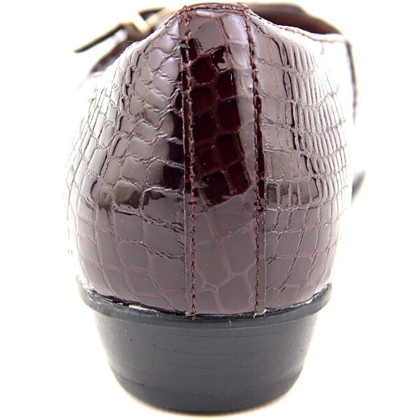 clarks burgundy patent bag