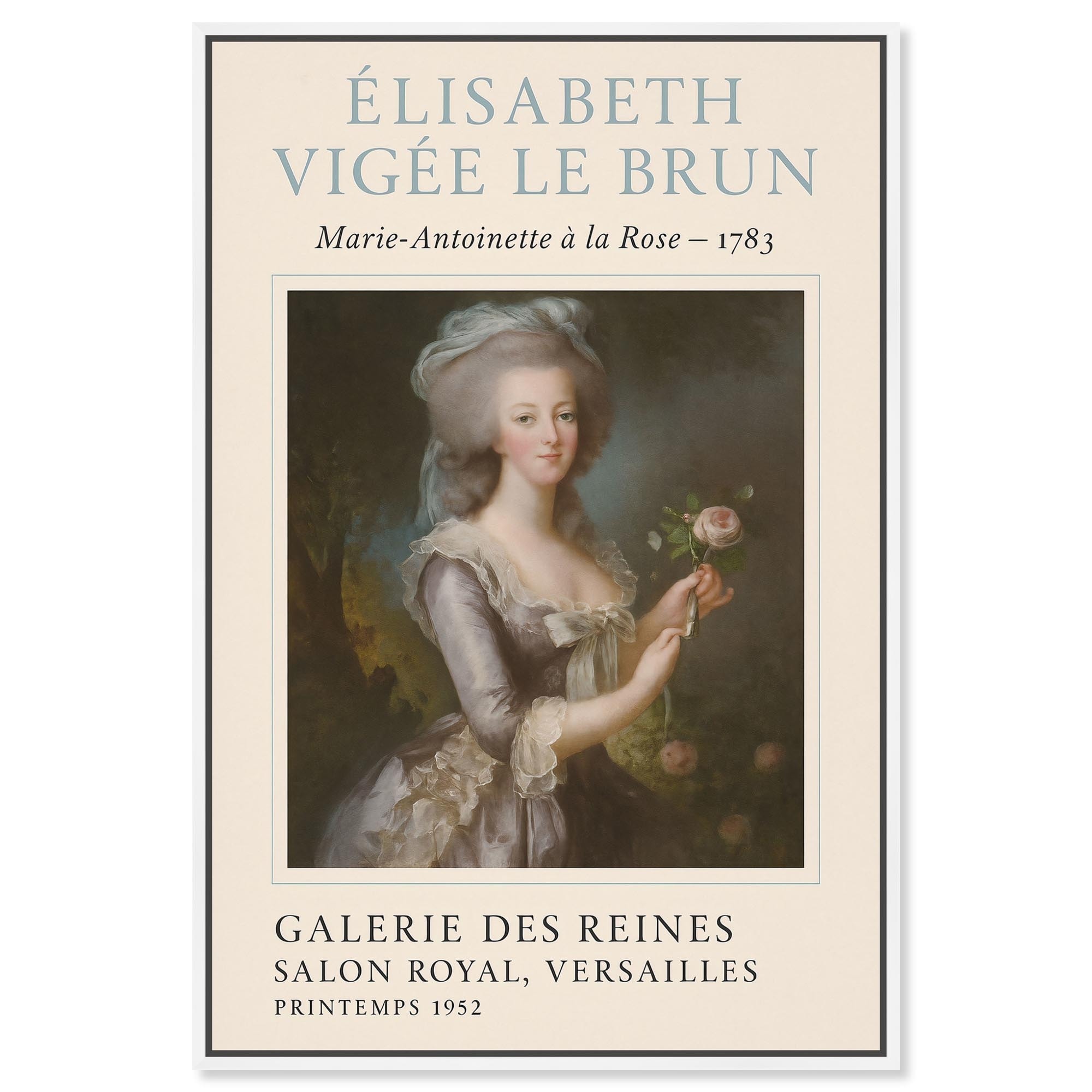 Queen and the Rose Canvas by Art Remedy