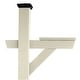 preview thumbnail 20 of 36, HIGHWOOD Eco-friendly Hazleton Mailbox Post White/Multi