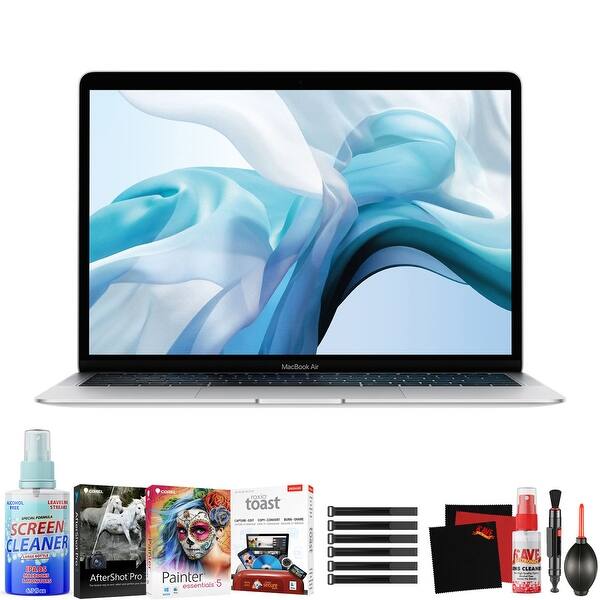 Apple 13 3 Macbook Air With Retina Display Late 2018 256gb Ssd Silver Bundle
